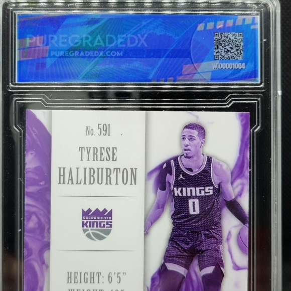 2020-21 Panini Honors Tyrese Haliburton Rookie #591 PGX Graded 10 Gem Mint 💎 RC - Picture 5 of 5